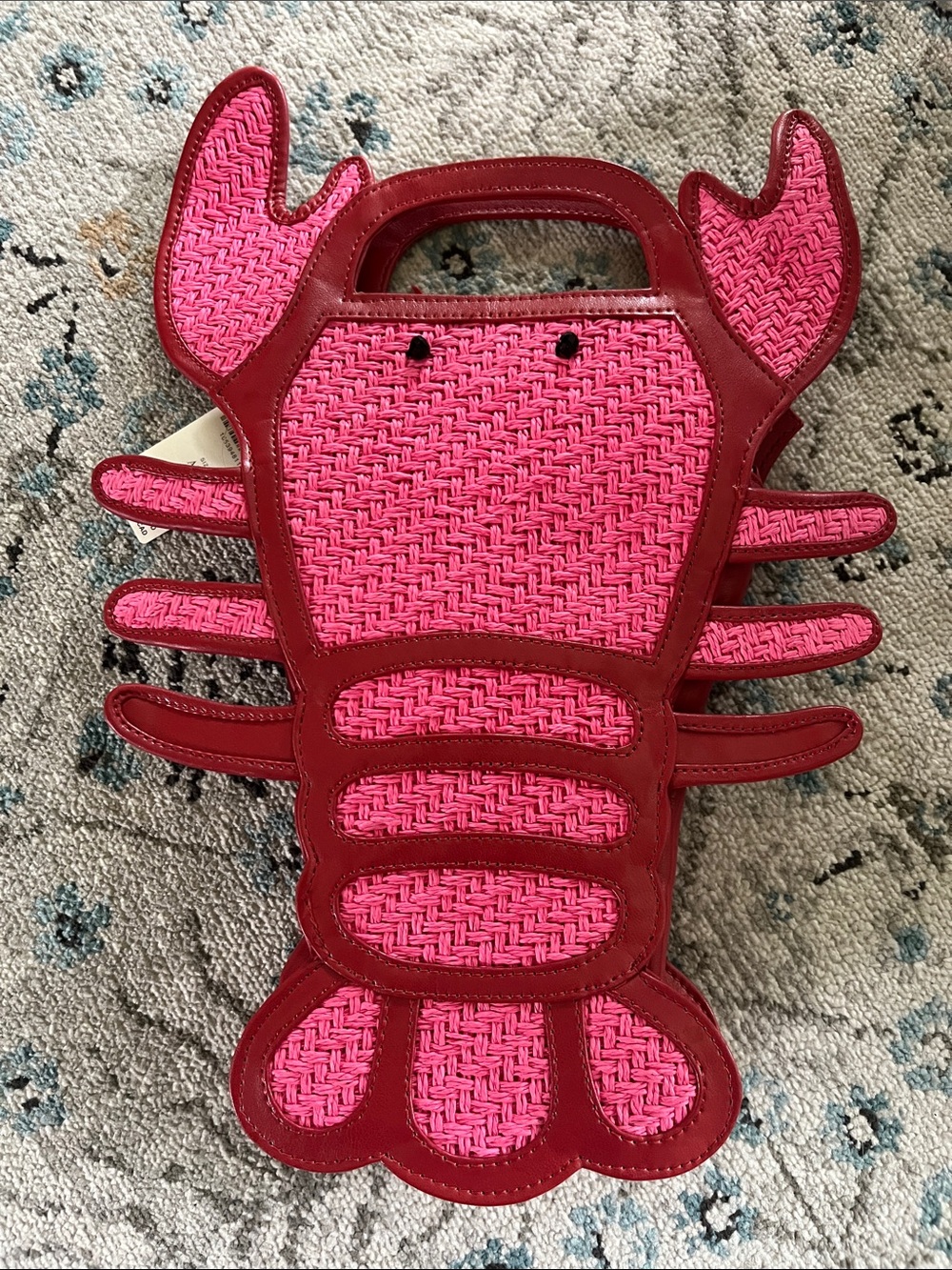 NWT Anthro Maeve Raffia Sea Lobster Creature Handbag 🦞 - Picture 5 of 13